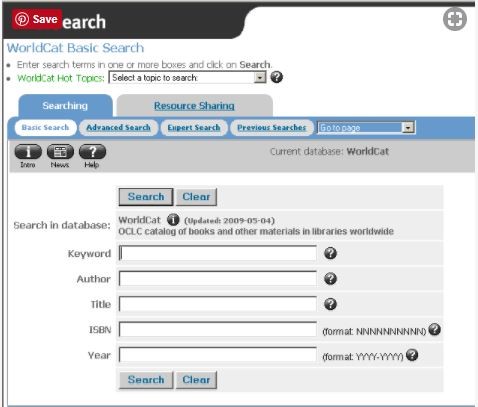 Image of worldcat page