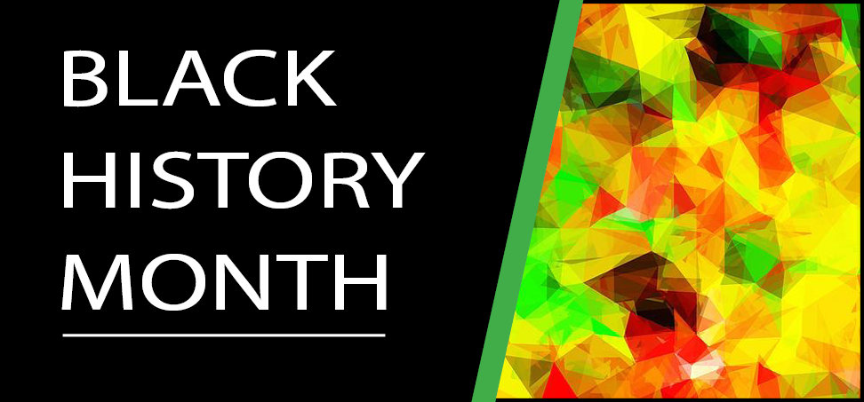 Black history month image with colors 