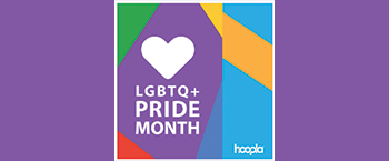 June is Pride Month, our hoopla streaming app has many resources