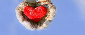 gloves heart donation