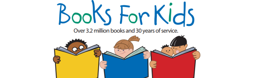 Books for Kids 2026 , 30 years, 3.2 million books donated 