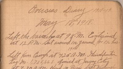 WWI Diary: Edward J. Schranz