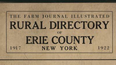 Rural Directory of Erie County Rural Directory of Erie County