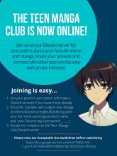 Poster: Teen Manga Club is Now Online! 
