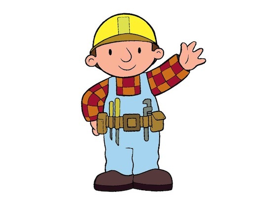 Image of classic Bob the Builder waving