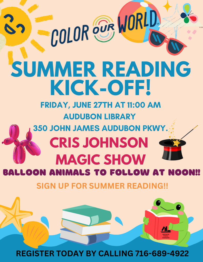 Summer Reading Kick-off Flyer