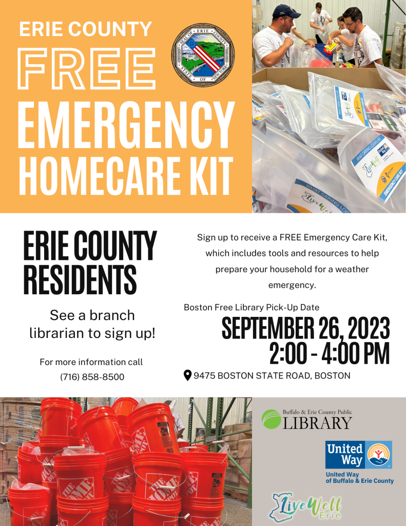 Emergency Care Kit Poster