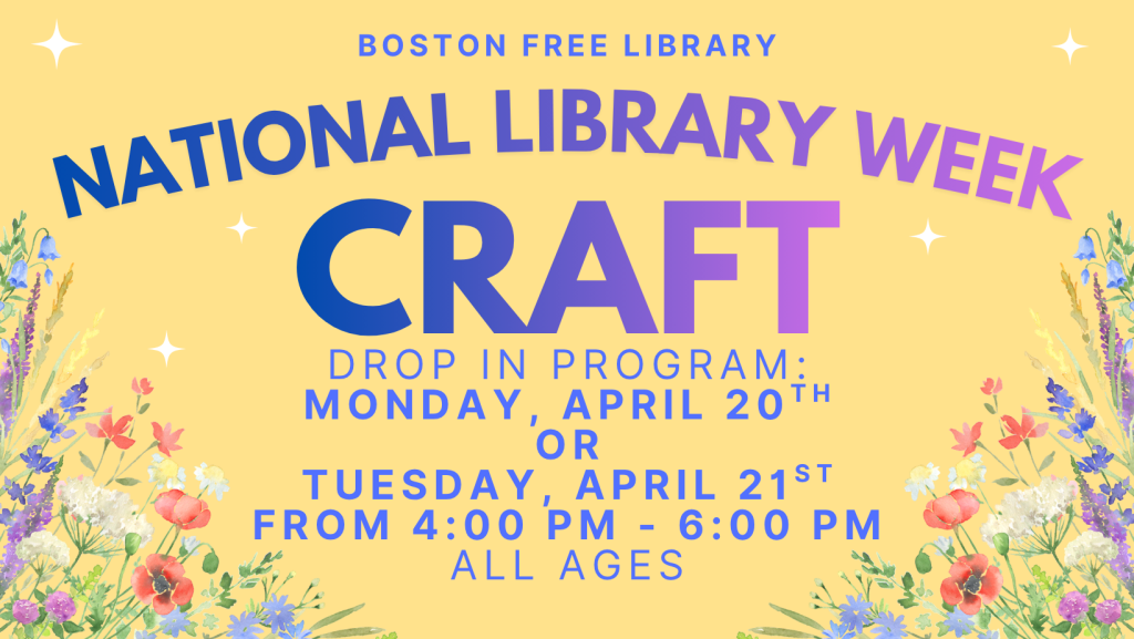 National Library Week Craft