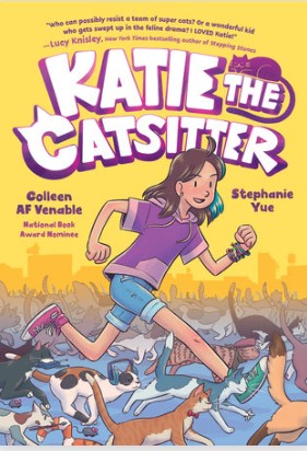 Cover of the graphic novel, Katie the Catsitter