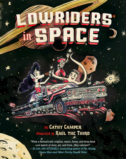 cover of the graphic novel, Lowriders in Space
