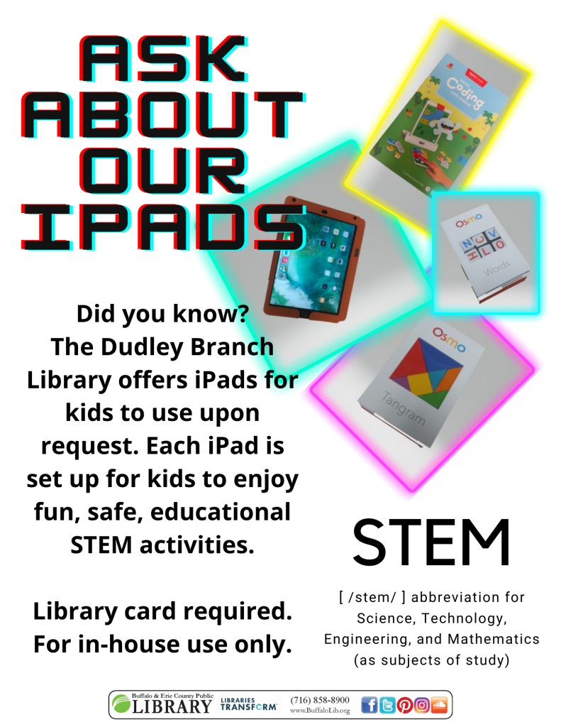 iPad advertisement flyer