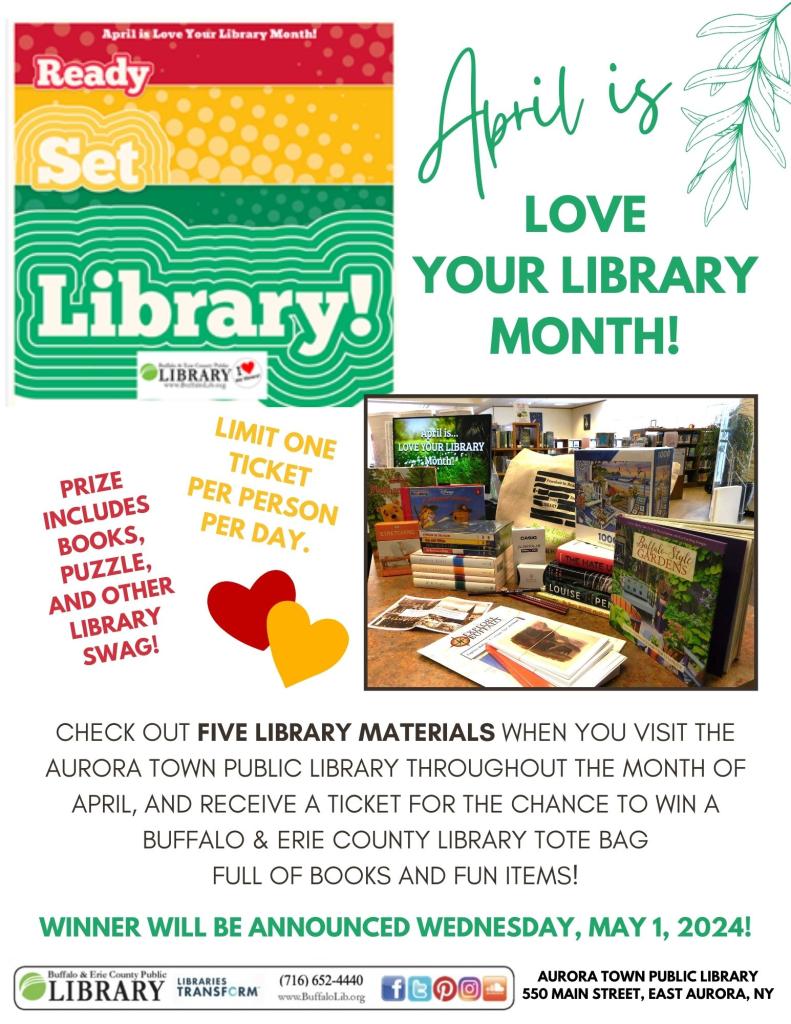 Love Your Library Month Free Raffle