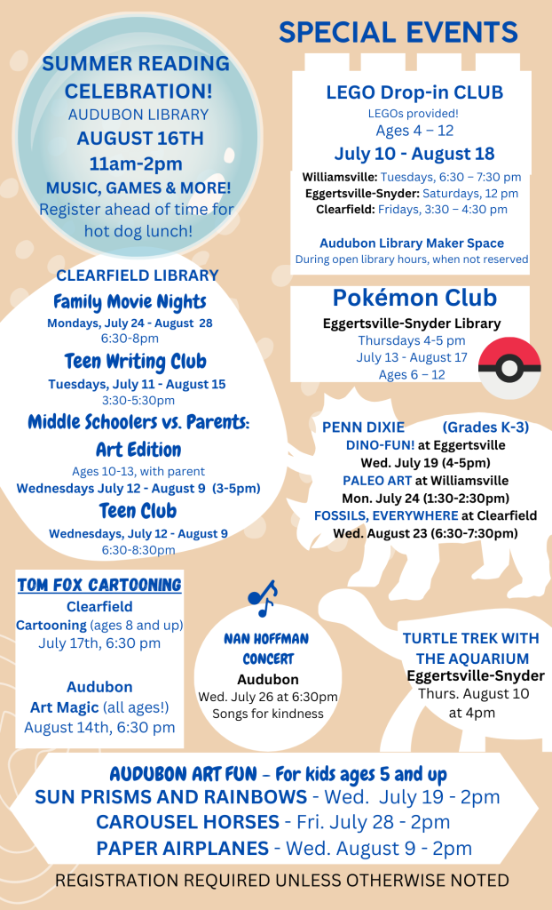 summer 2023 children's events