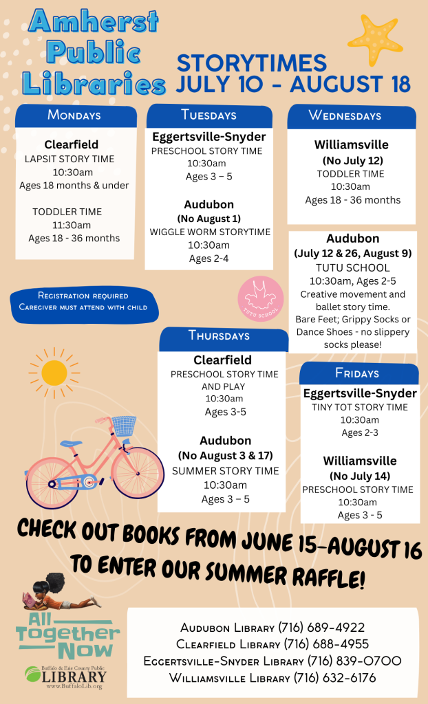 summer 2023 storytimes