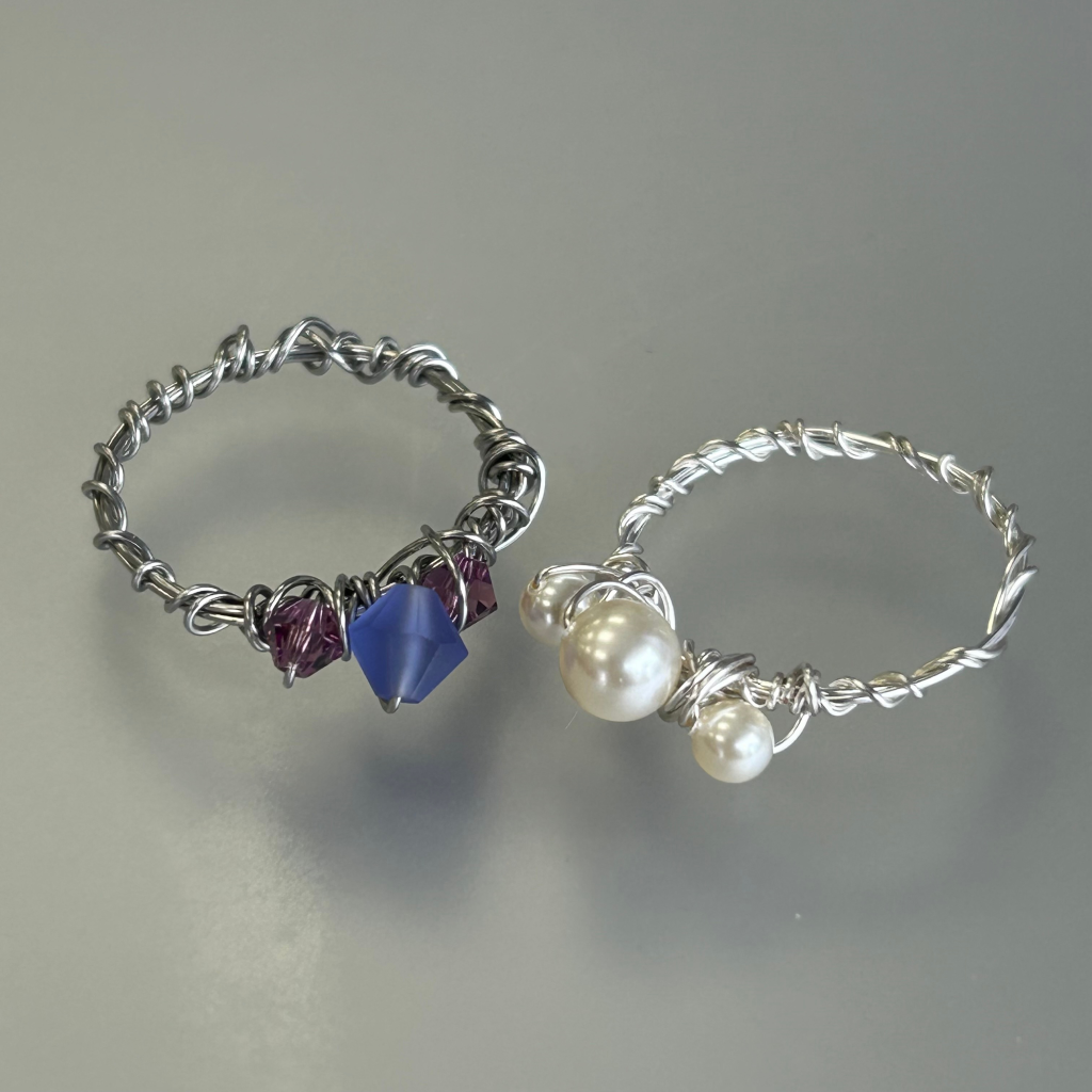 WIRE WRAPPED RINGS
