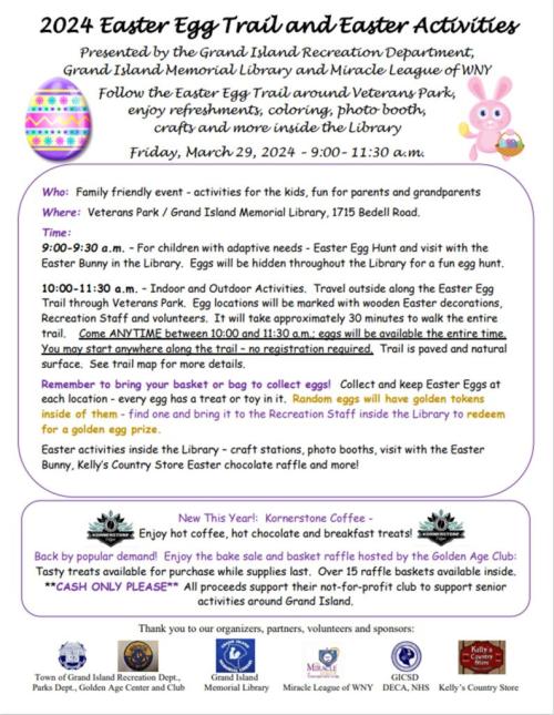 Easter Egg Trail and Easter Activities 2024