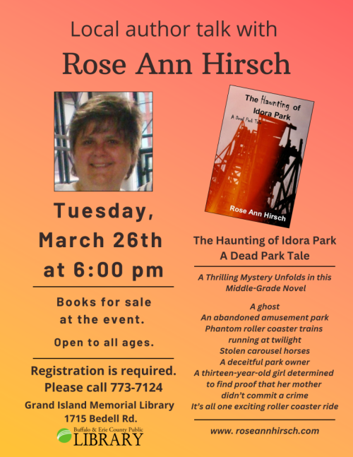 Rose Ann Hirsch - local author 20240326