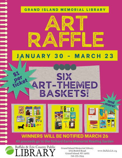 Art raffle fundraiser thru 3/23/24