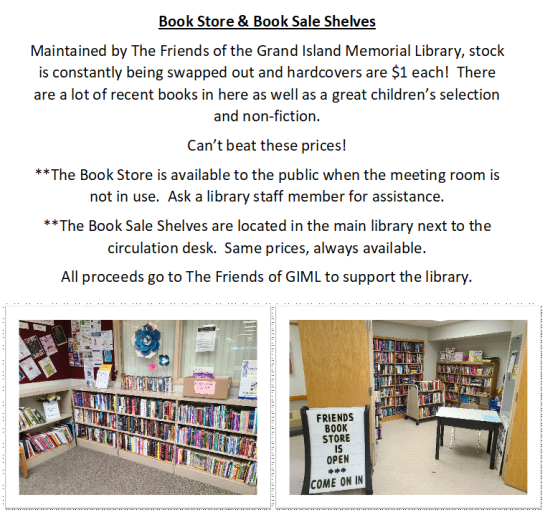 Book Store and Book Sale Shelves