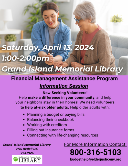 lifespan financial management volunteer program 4/12/24