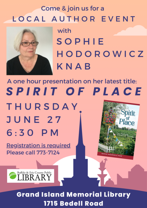 Local author talk: Sophie Knab 6/27/24