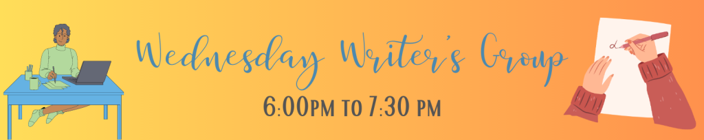 The Wednesday Writer's Group will meet the 2nd and 4th Wednesday of the month at Julia Reinstein Library