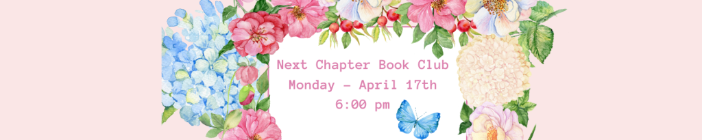 Join Ms. Kathy and learn about all the new books coming out! Spend an hour talking about books with us! Walk ins welcome OR register at the desk
