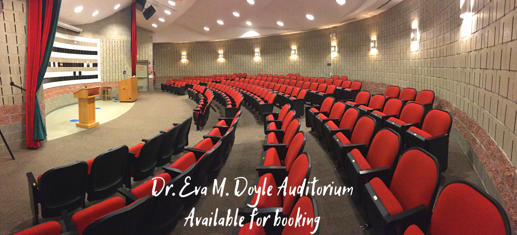 Dr. Eva M. Doyle Auditorium Available for Booking
