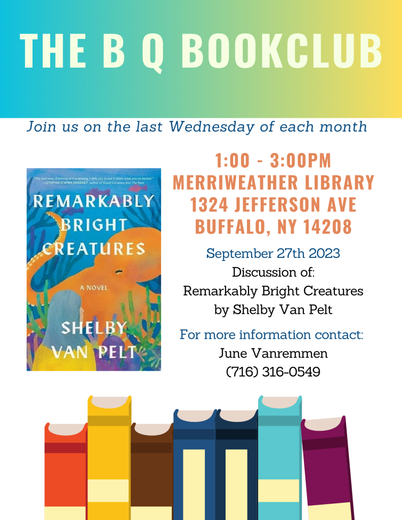 Book Club 9/27