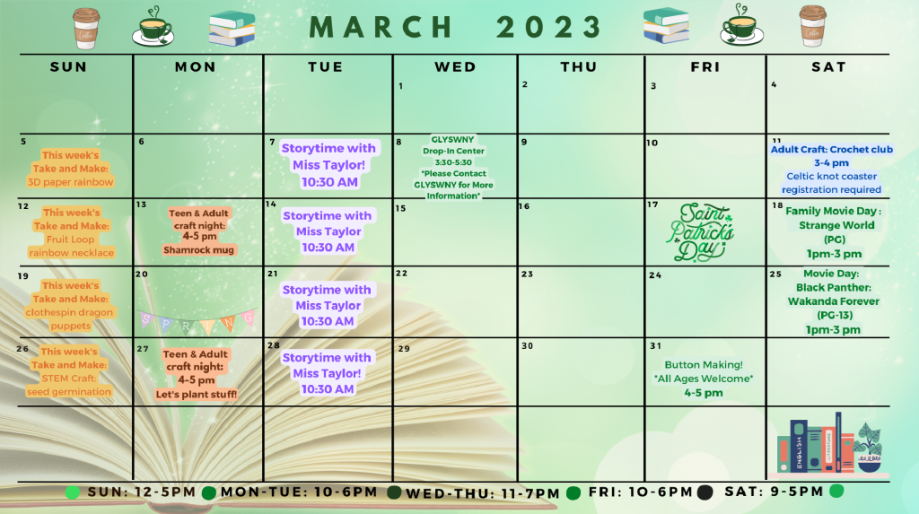 March 2023 Calendar