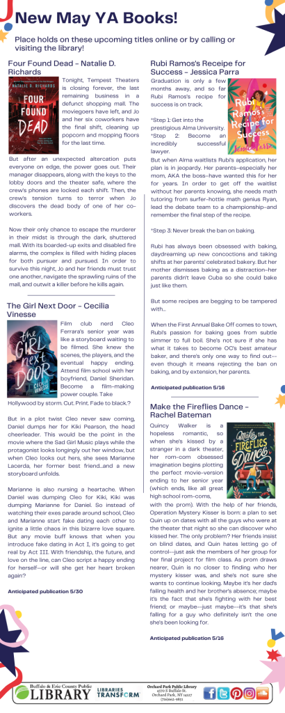May Teen Services Newsletter - 3