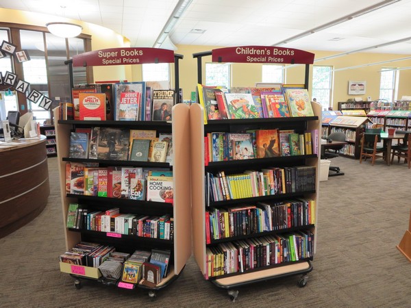 Friends of the Library special sale cart