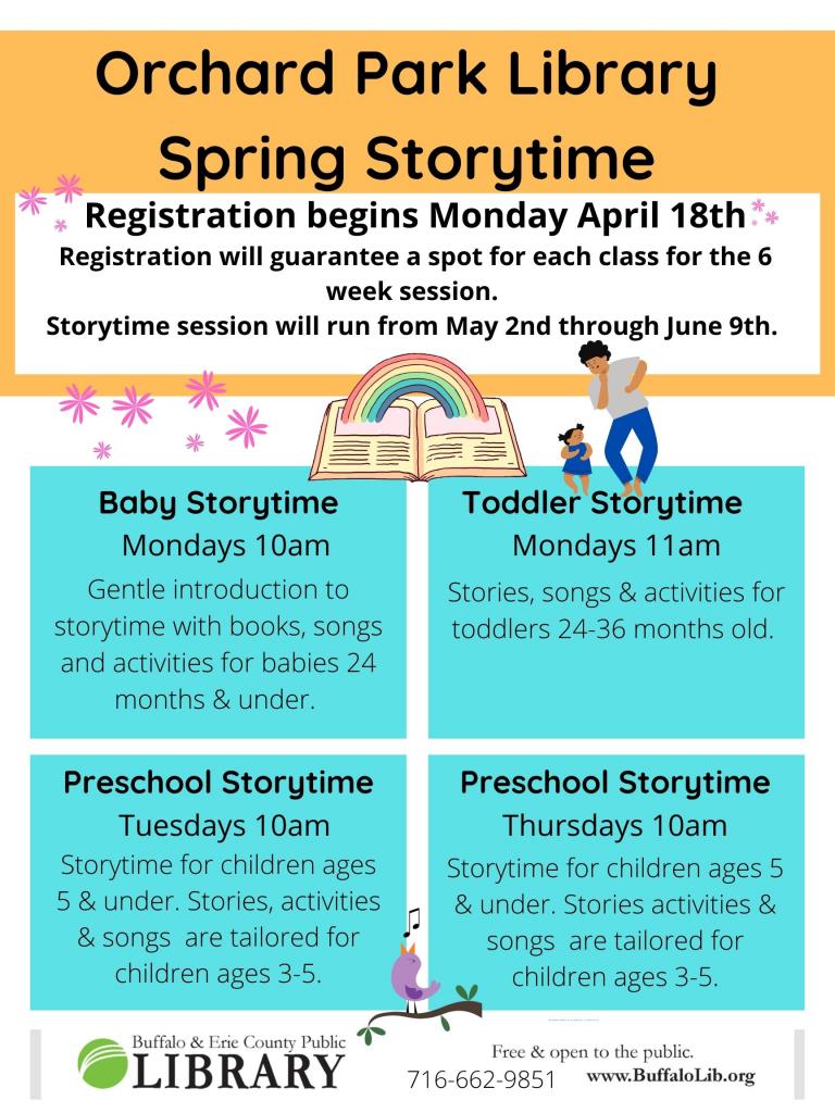 preschool storytime registration begins april 18th