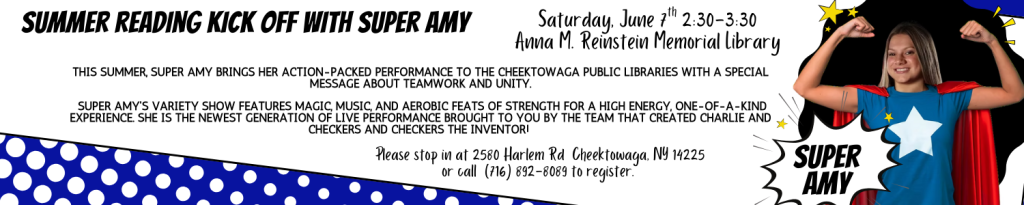 Summer Reading Kick Off: Super Amy